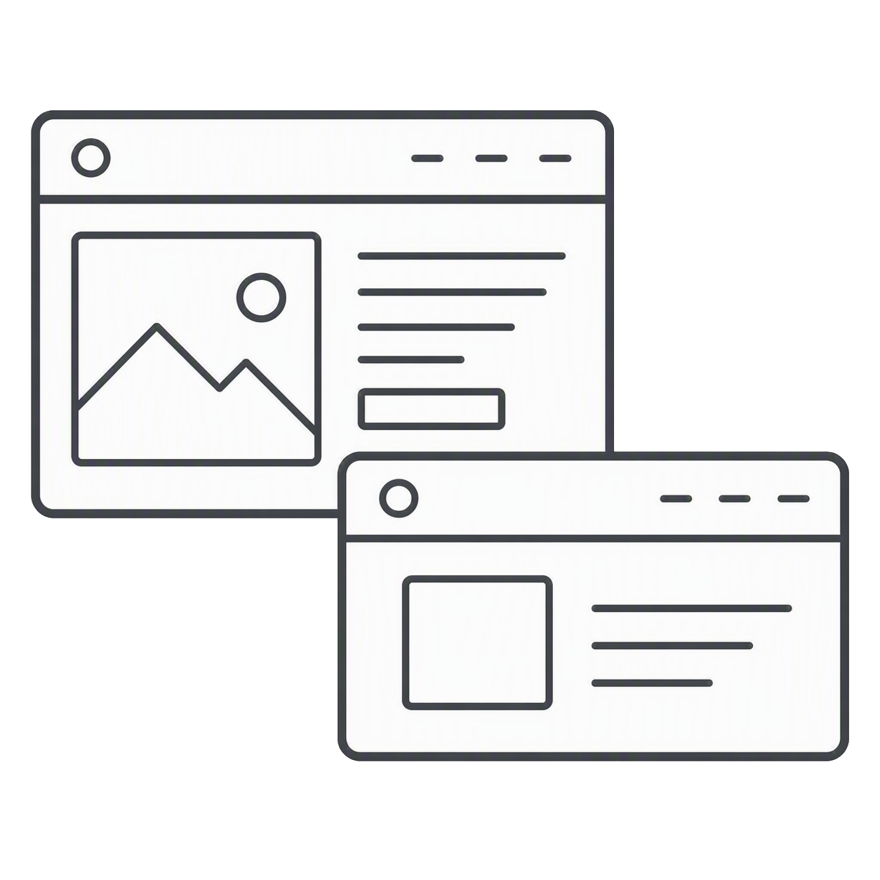 Template management icon