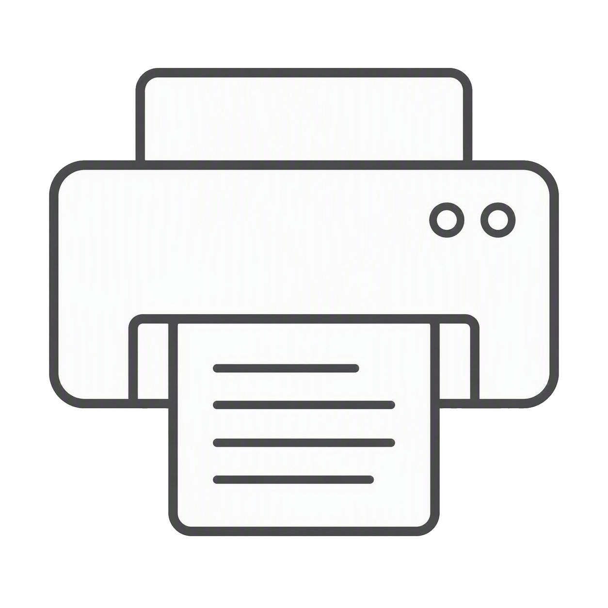 Production ready output icon